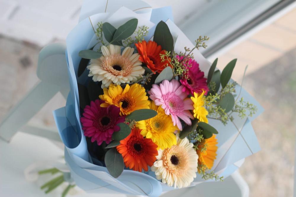 Букет цветов из: Герберы в Биробиджане