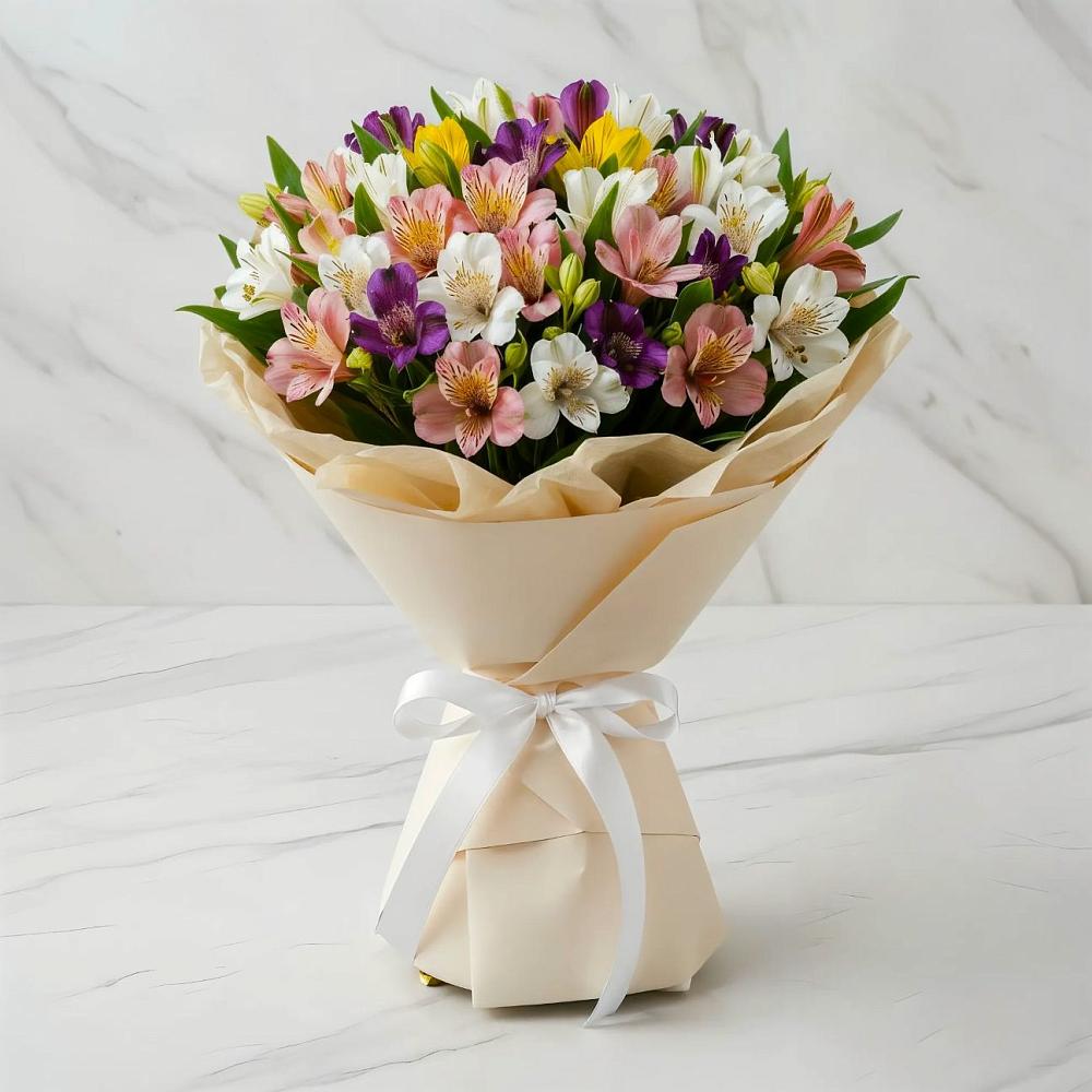 Букет цветов из: Альстромерии в Биробиджане