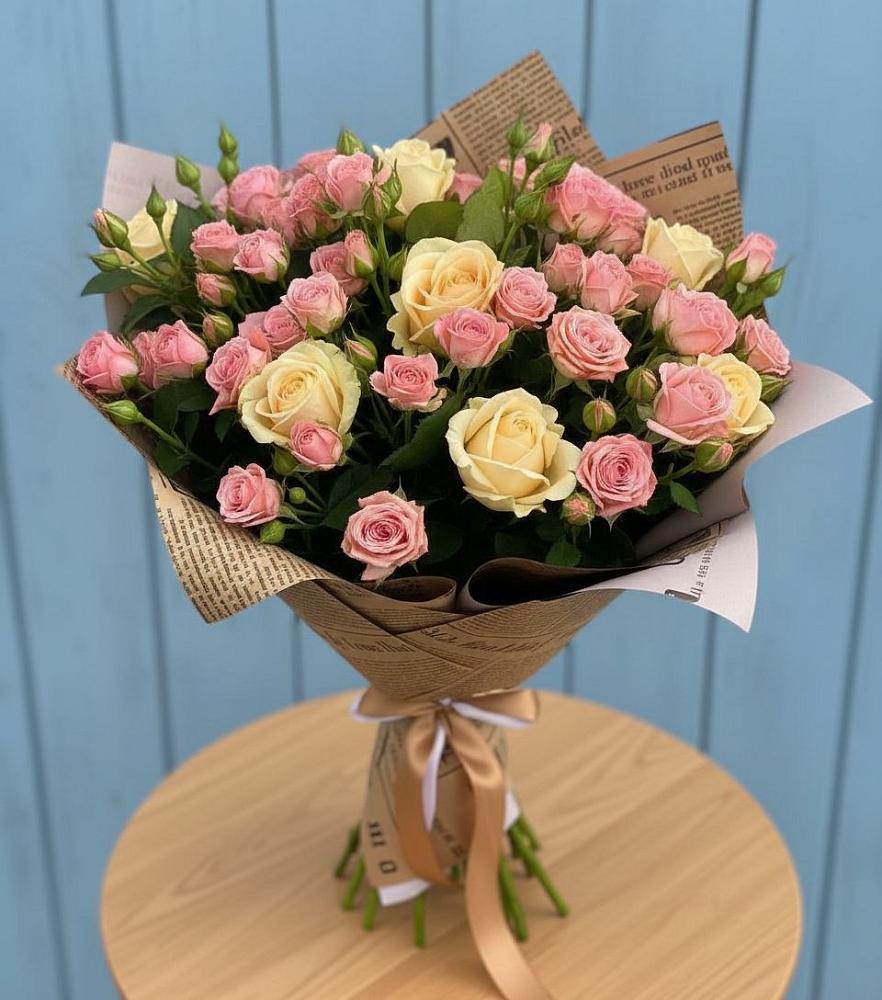 Букет цветов из: Розы в Биробиджане