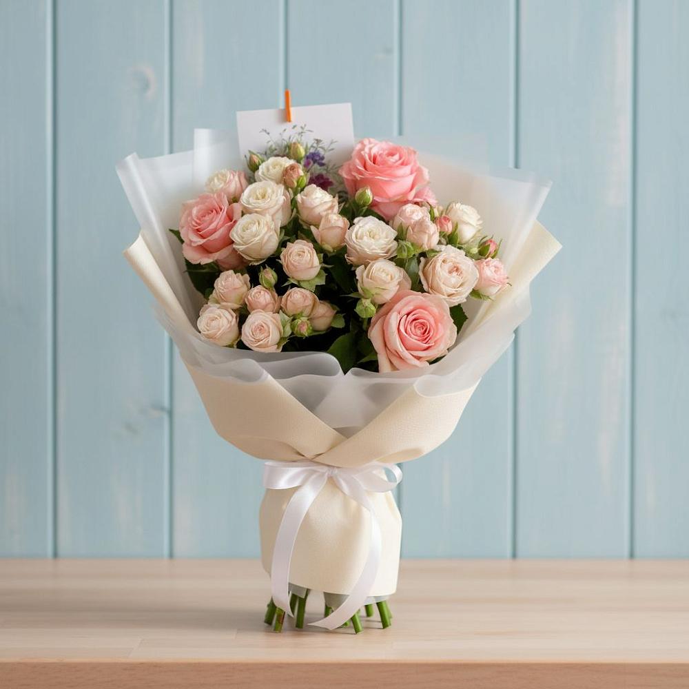 Букет цветов из: Розы в Биробиджане