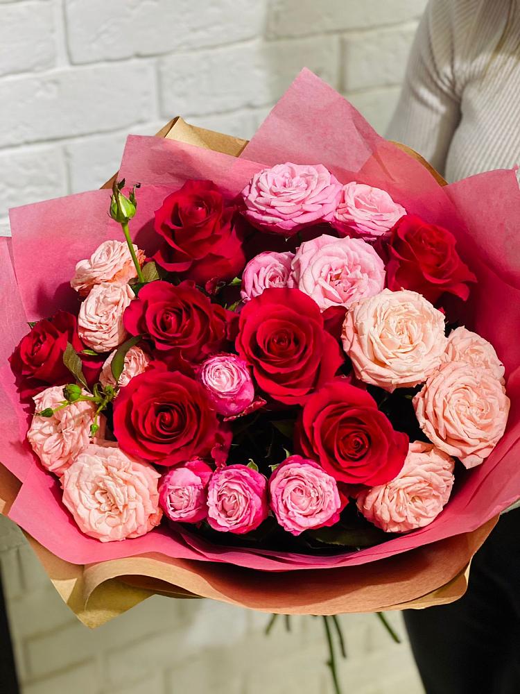 Букет цветов из: Розы в Биробиджане