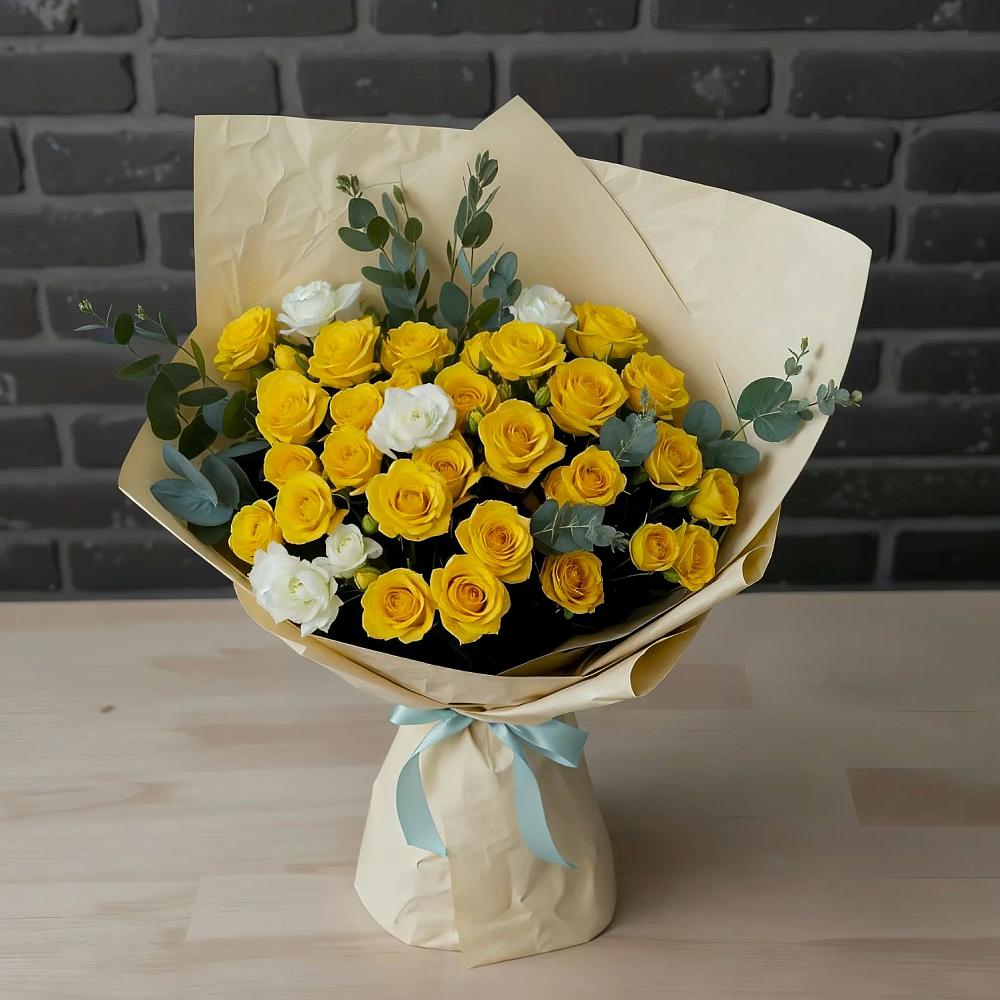 Букет цветов из: Розы в Биробиджане