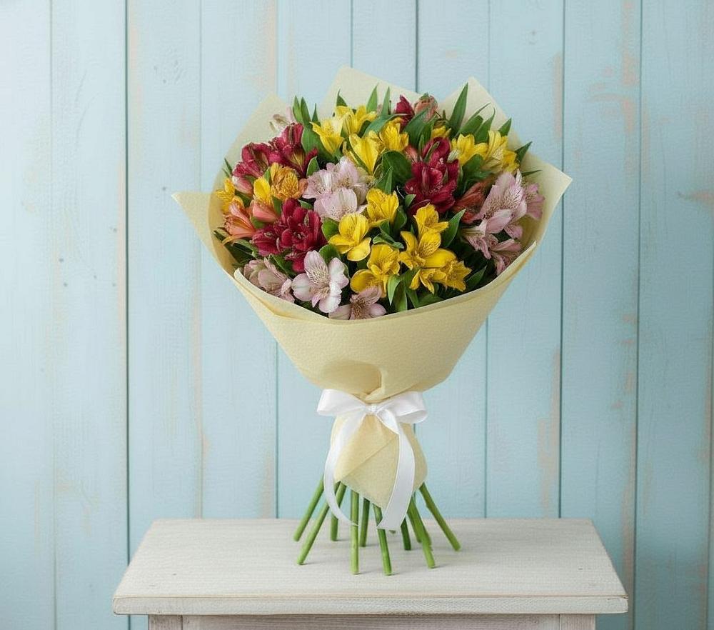 Букет цветов из: Альстромерии в Биробиджане