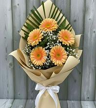 Букет цветов из:  Герберы в Биробиджане